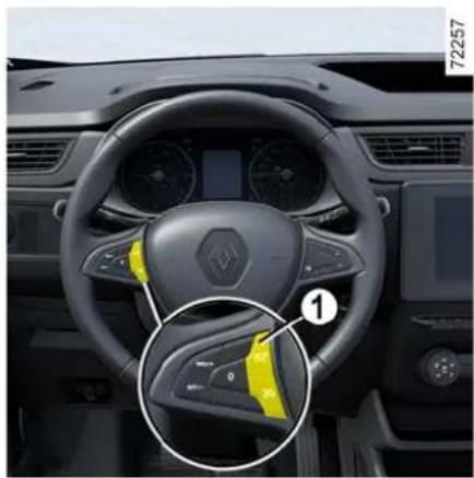 RENAULT Express (2025) - Vyvolanie obmedzenej rých- losti z pamäti - 1