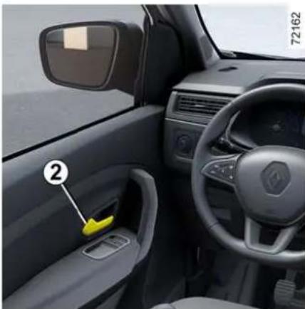 RENAULT Express (2025) - Otváranie zvnútra - 2