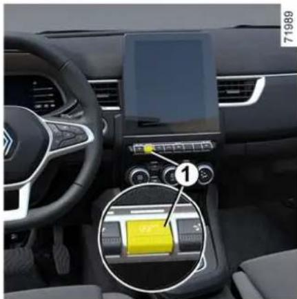 RENAULT Arkana (2025) - Osobitosti automatického opätovného naštartovania motora - 2