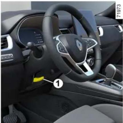 RENAULT Arkana (2025) - Nastavovanie volantu do výšky aj do híbky - 1