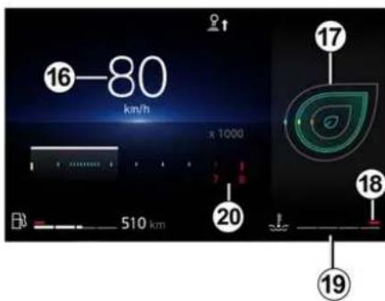 16-80 km/h x 1000 510 km 20 17 18 19