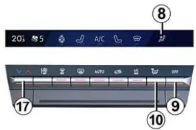 20% 5 A/C 8 17 AUTO OFF 9 10