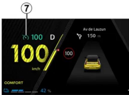 7 100 D 100 km/h 100 Av de Lauzun 150 m COMFORT 42 %