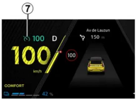 7 100 D 100/- km/h 100 Av de Lauzun 150 m COMFORT 42 %