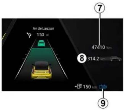 Av de Lauzun 150 km 47410 km 314.2 km +150 km ⑦ ⑧ ⑨