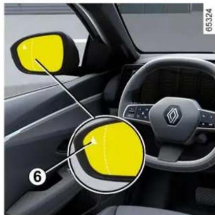 RENAULT Megane E-Tech electric (2025) - Umiestnenie bočných radarov 3 - 6