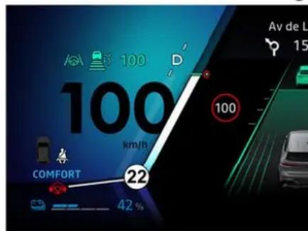 100 km/h COMFORT 42% Av de L 15