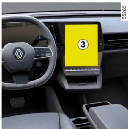 RENAULT Megane E-Tech electric (2025) - Postup inicializácie pomocou multimedialnej obrazovky 3 - 1