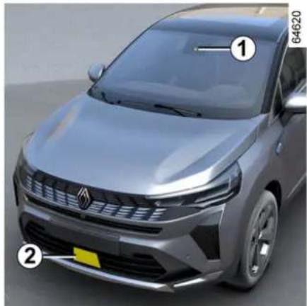 RENAULT Symbioz (2024) - Upozornenie na bezpečnost- nú vzdialenost - 1