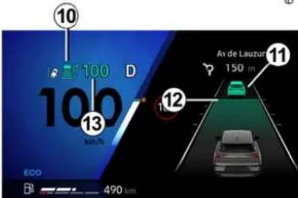 10 100 D 100 km/h Av de Lauzur 150 m 11 12 ECO 490 km