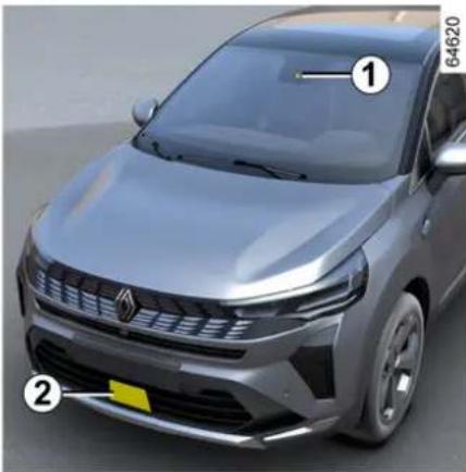 RENAULT Symbioz (2024) - Adaptívny tempomat používajte mimo zastavaného územia na širokých cestách s viditeľnými čiarami. - 1