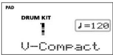 ROLAND V-Compact TD-4KX2 - [A] （メトロノーム）ボタンを押します。 - 1
