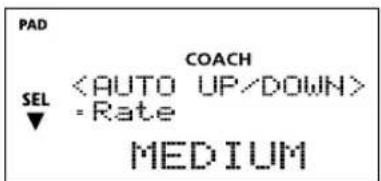 PAD COACH SEL - Rate MEDIUM