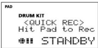 ROLAND V-Compact TD-4KX2 - Kit [●] （録音）ボタンを押します。 - 1