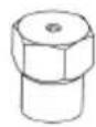 WHIRLPOOL W5G8LMX - Wtryskiwacz palnika: - 1