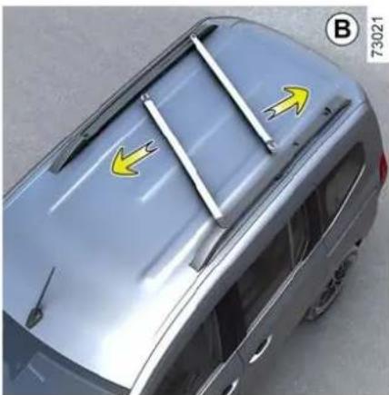RENAULT Kangoo (2026) - Strešné tyče v priečnej polohe - 1