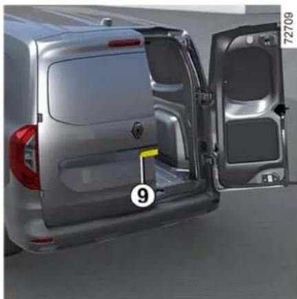 RENAULT Kangoo (2026) - Otváranie vel'kých dverí zvonku - 3