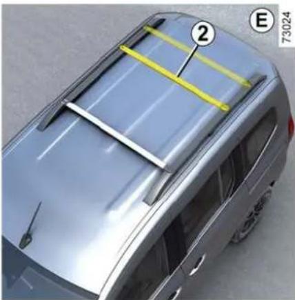 RENAULT Kangoo (2026) - Posúvanie strešných tyčí - 1