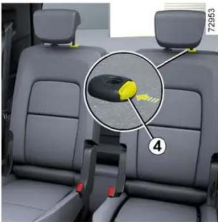 RENAULT Kangoo (2026) - Demontáž opierky hlavy - 1
