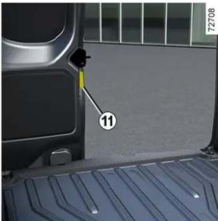RENAULT Kangoo (2026) - Otváranie vel'kých dverí zvonku - 1