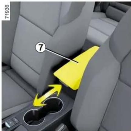 RENAULT Arkana(2025) - Ponovno postavljanje naslona za glavu - 2