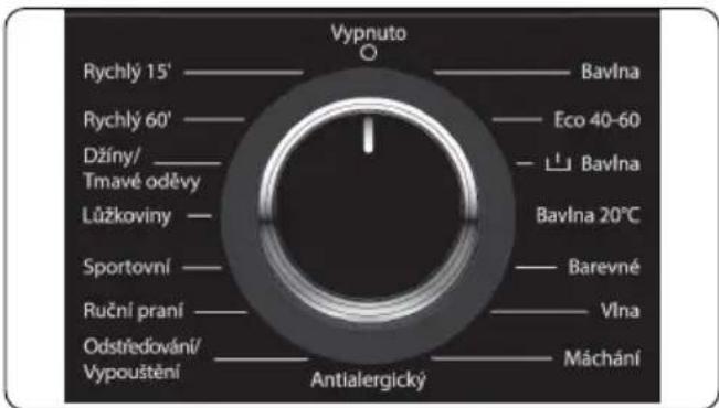 Romo RWF2484A - Volič programu - 1