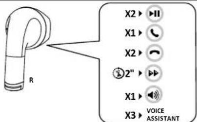 R X2 ▶ ▶ X1 ▶ ▶ X2 ▶ ▶ 2" ▶ ▶ X1 ▶ ▶ X3 ▶ VOICE ASSISTANT