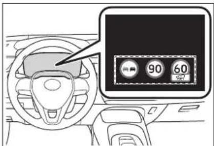 TOYOTA Corolla Hybrid (2019) - Indikácia na multiinformač- nom displeji - 1