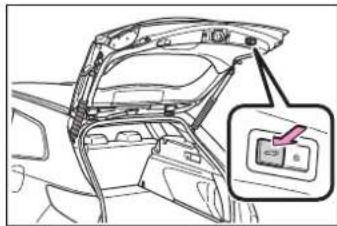 TOYOTA Corolla Hybrid (2019) - Návrat polohy otvorenia zadných dverí do prvotnej polohy - 1
