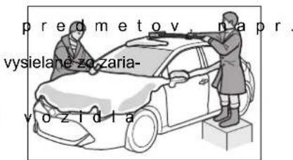 predmetov, napr. vysielane zo zaria- vozidla