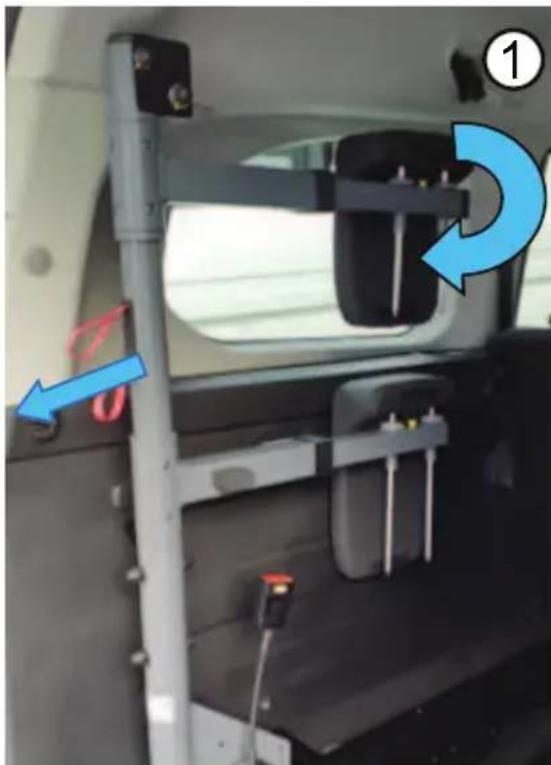 TOYOTA ProAce (2025) - Umiestnenieovládacíchprvkov opierkyhlavyachrbtovejopierky - 1