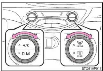 A/C DUAL FRONT REAR STO61AP015