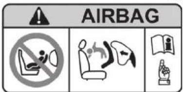 AIRBAG No pictogram Aircraft Aerial