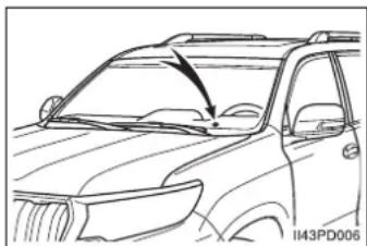 TOYOTA Land Cruiser 150 (2020) - ■ Senzor ovládania svetlometov (ak je vo výbave) - 1
