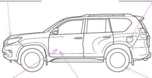 TOYOTA Land Cruiser 150 (2019) - Certifikácia (pre navigačný a multimedialny systém) - 2