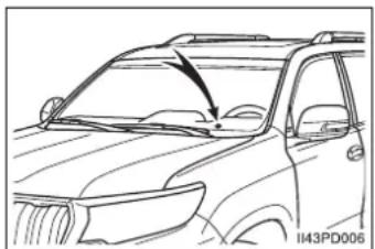 TOYOTA Land Cruiser 150 (2018) - ■ Senzor ovládania svetlometov (ak je vo výbave) - 1