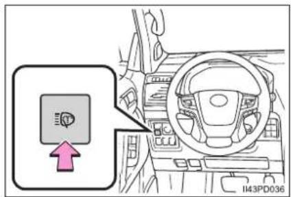 TOYOTA Land Cruiser 150 (2018) - Kvapalinou ostrekovačov môžu byt' ostrieknuté svetlomety. - 1