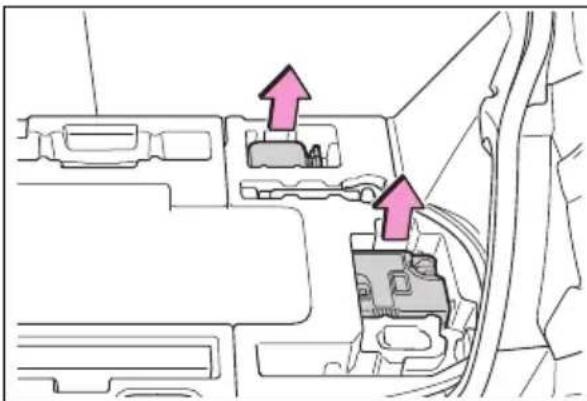 TOYOTA Yaris (2025) - Vybratie sady pre núdzovú opravu pneumatiky - 1