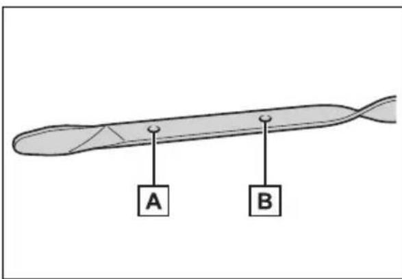 A B