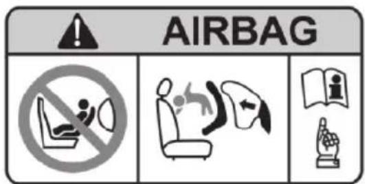 AIRBAG NO A i e I d a b c d e f g h i j k l m n o p q r s t u v w x y z