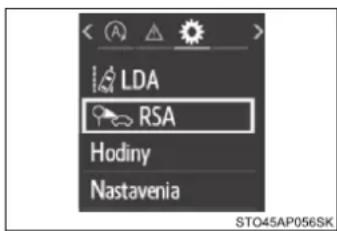 LDA RSA Hodiny Nastavenia STO45AP056SK