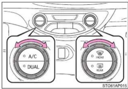 A/C DUAL FRONT REAR STO61AP015