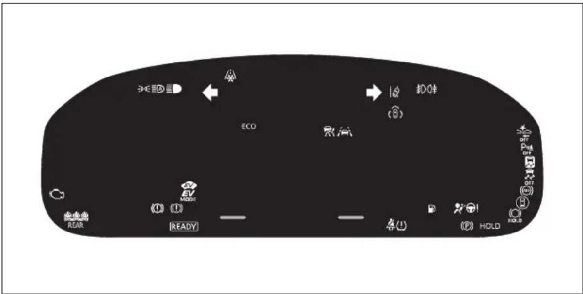 ECA ECO 扣件 (8) OFF Put OFF EV MODE (O) (1) READY (4) HOLD REAR (5)