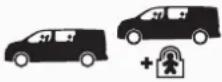 TOYOTA PROACE (2021) - Umiestnenia pre detské sedačky ISOFIX - 1
