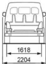 TOYOTA PROACE (2021) - Rozmery (mm) - 15