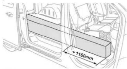 + 1160mm