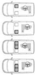 TOYOTA PROACE (2021) - Umiestnenia pre detské sedačky ISOFIX - 7