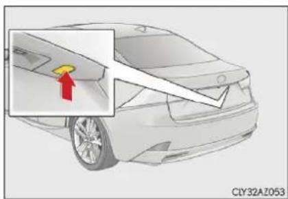 LEXUS IS 300h (2019) - Otvorenie kufra zvnútra vozidla - 3
