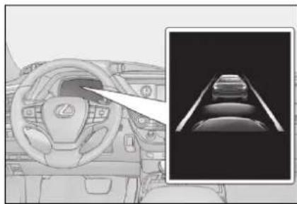 LEXUS LS 500h (2017) - Nastavenie vzdialenosti medzi vozidlami (režim vzdialenosti medzi vozidlami) - 3