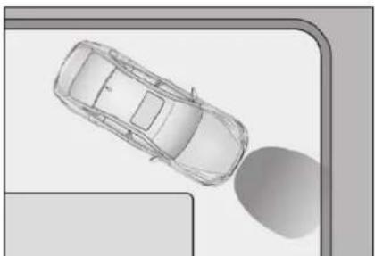 LEXUS LS 500h (2017) - ■ Situácia, v których sa funkcia Parking Support Brake (statické objekty) môže uviest do činnosti, aj ked'nehrozí možnosť kolízie. - 1